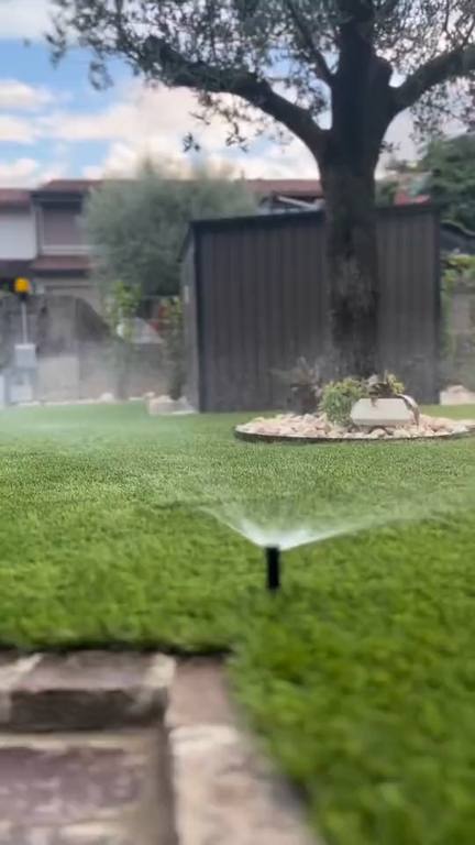 Irrigazione automatica in funzione